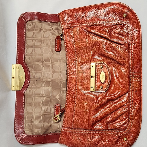 (SOLD) Rafe Pearl Red Leather Shoulder bag - Picture 5 of 13